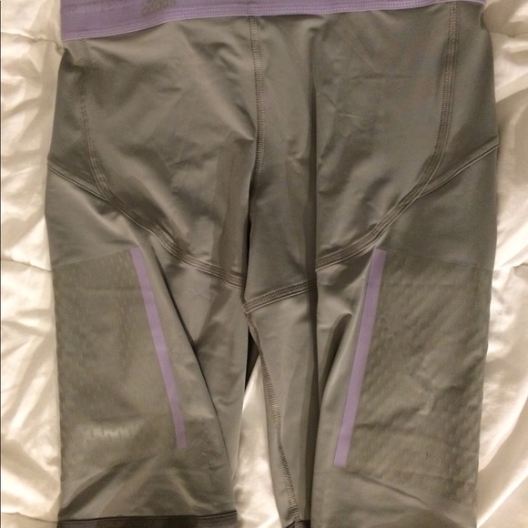 Gray Purple Adidas legging pants (NWT) - Picture 3 of 8